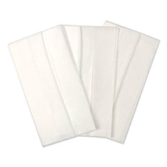 Tall-Fold Napkins, 1-Ply, 7 x 13 1/4, White, 10,000/Carton